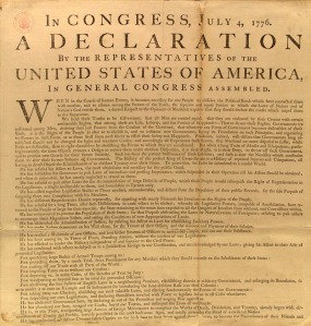 The Declaration of Independence of the United States Of America